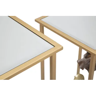 Stoliki FLOWER para 36X36X70-30X30X60 cm